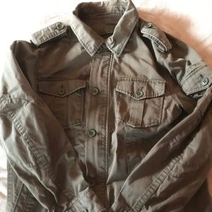 GAP military fatigue jacket, Men's Large